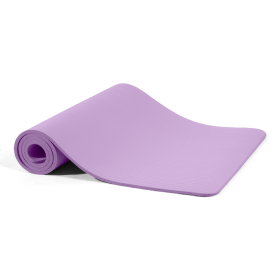 Only Supports Self Pickup  Yoga Mat, 1-2 Inch Ultra-thick High-density Practice Mat With Straps, Suitable For All Kinds Of Yoga Practice, A Varie (Option: Taro Purple)